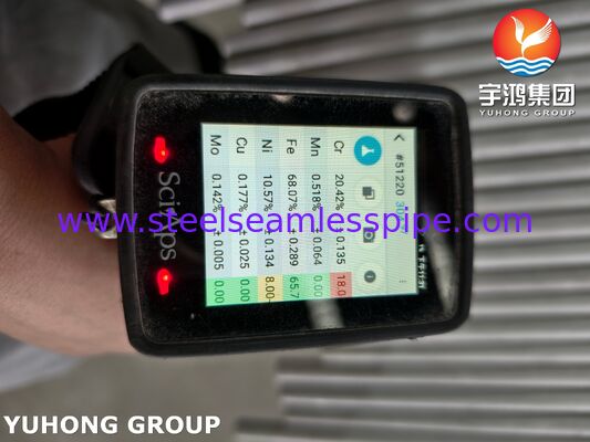 ASTM A312 UNS S30815 이음매 없는 강관, 고온 및 산화 방지, 열교환기 및 용광로 적용