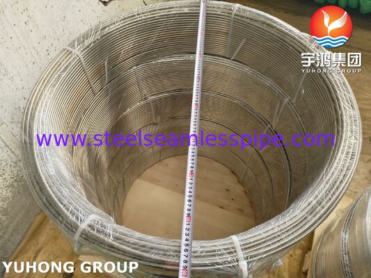 부식성 환경을 위한 스테인리스 스틸 밝은 열처리 코일 튜브 ASTM A269 TP316 / TP316L