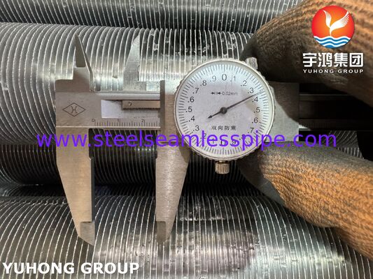 엑스트루레이드 핀드 튜브 - 열 교환기용 ASTM A179 탄소 강철 기반 / 알루미늄 1060 핀