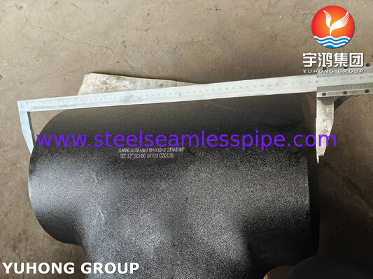 ASTM A860 WPHY42-S Equal Tee 고압 파이프라인 시스템용 고강성 철기 부트 용접 장치