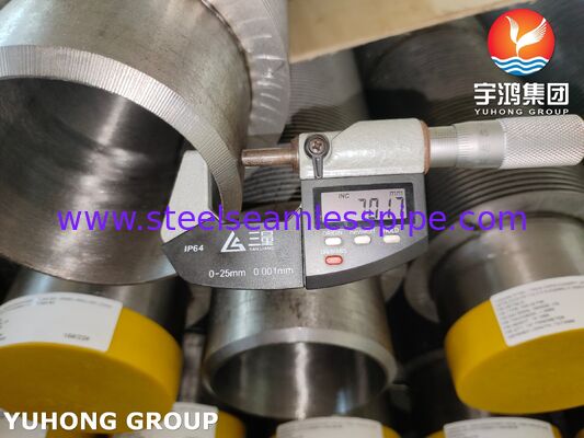 A335 P9 고온 열 교환기용 HFW 핀 튜브 탄소 강철 핀