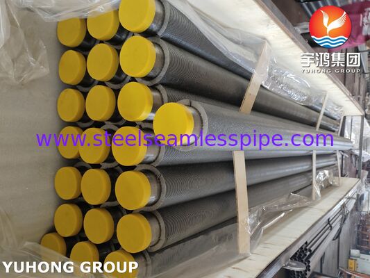 A335 P9 고온 열 교환기용 HFW 핀 튜브 탄소 강철 핀