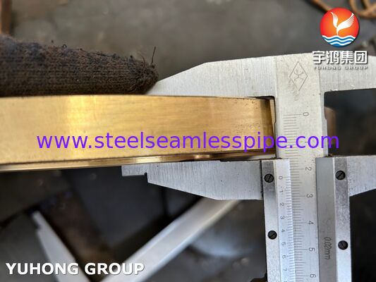 열 교환기 튜브 잎 구리 합금 강철 튜브 잎 ASTM B171 C46400 PT 사용 가능