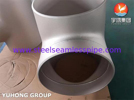 ASTM B466 C70600 구리 니켈 90-10 티 피팅 - 해양 부식성 서비스 파이프 시스템용 무선 가공 합금