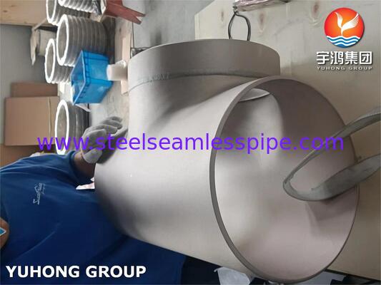 ASTM B466 C70600 구리 니켈 90-10 티 피팅 - 해양 부식성 서비스 파이프 시스템용 무선 가공 합금