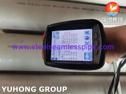 ASTM A312 TP316L 오스텐이틱 무선 스테인리스 산업용 철강 파이프