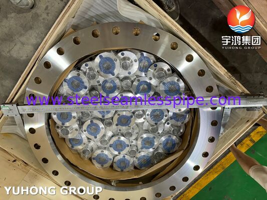 ASTM A240 F904L 슬립 온 플래트 페이스 플랜지 AWWA C207 테이블2 D 클래스 미국 물 표준을 충족합니다