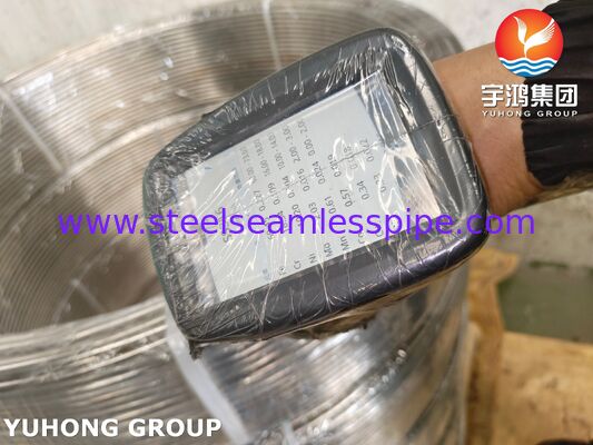 ASTM A269 TP316L 산업용 유체 용용 스테인레스 스틸 밝은 앙일 롤 튜브