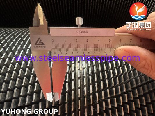 A335 P22 HRSG 및 열 회수 시스템용 CS 핀을 가진 톱니 모양 핀 튜브