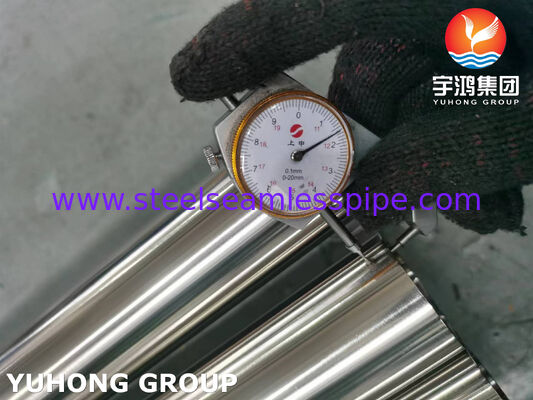 3A / ASTM A270 TP316L 설탕 정제 공장용 밝게 굽힌 스테인리스 스틸 위생관