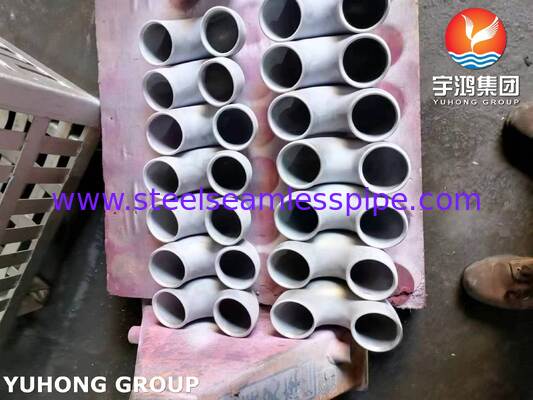 ASTM A403 WP321-S 180° 스테인리스강 파이프 피팅 엘보