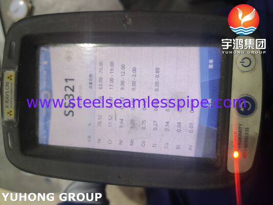 ASTM A403 WP321-S 180° 스테인리스강 파이프 피팅 엘보