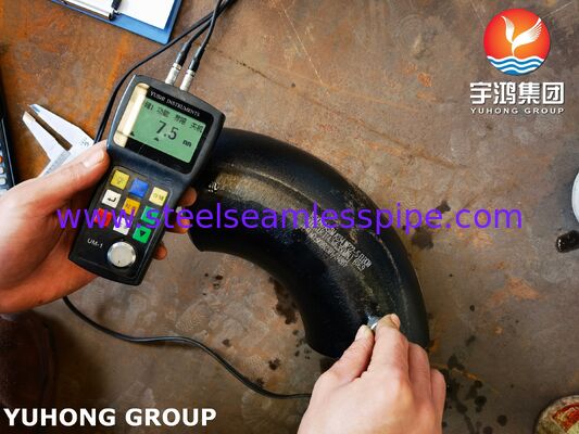 ASTM A234 WP22 중고 온도 및 압력 파이프 라인을 위한 90° 팔꿈치 Cr-Mo 합금 철강 파이프