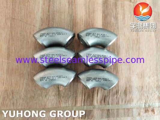 ASTM A403 WP304-S 산업용 90도 LR 매듭 없는 팔꿈치