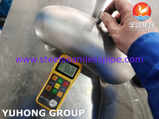 ASTM A403 WP304H-S 산업용 부착 팔꿈치, 스테인리스 스틸 파이프 부착