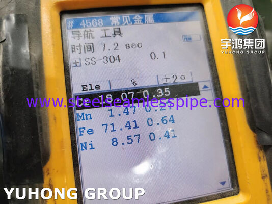 ASTM A403 WP304H-S 산업용 부착 팔꿈치, 스테인리스 스틸 파이프 부착