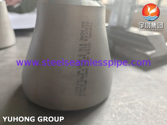 ASTM A403 WP316L-S 부착 팔꿈치, 스테인레스 스틸 무선 파이프 팔꿈치