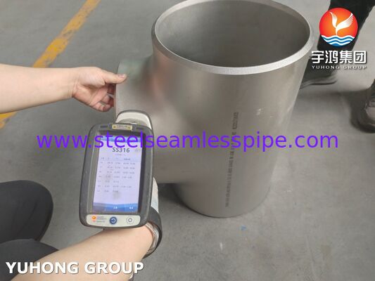 ASTM A403 WP316L-S 부착 팔꿈치, 스테인레스 스틸 무선 파이프 팔꿈치