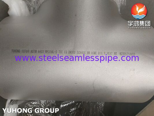 ASTM A403 WP316L-S 부착 팔꿈치, 스테인레스 스틸 무선 파이프 팔꿈치