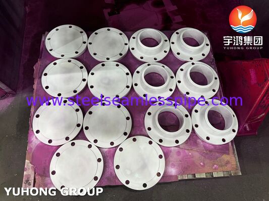 ASME SA182 F304 오스테나이트계 스테인리스강 단조 플랜지 (산업용 파이프라인 시스템용, ASME B16.5 표준 준수)