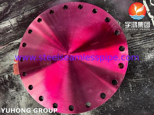 ASTM A182 F55 150~1500급의 고상면으로 된 스테인리스 스틸 슈퍼 듀플렉스 블라인드 플랜지