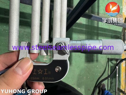 스테인리스 스틸 ASTM A269 TP316L 콘덴서, 피클 및 앙일링을 위한 꿰매지 않는 튜브