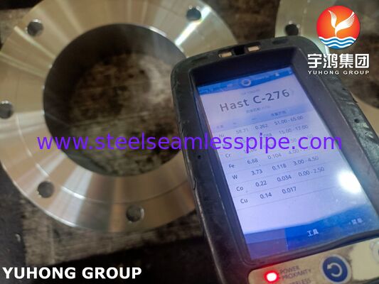 ASTM B462 C276 WN RF 플랜지, Hastelloy C276 용접 넥 라이즈드 페이스 단조 플랜지