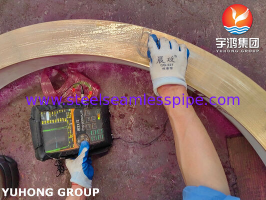 ASTM B171 / ASME SB171 C70600 구리 니켈 단조 링 CuNi 90/10