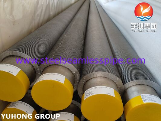 ASTM A376 TP347H 핀 튜브 CS, 고온 내성 복합 핀 튜브 (CS 베이스 + TP347H 핀)