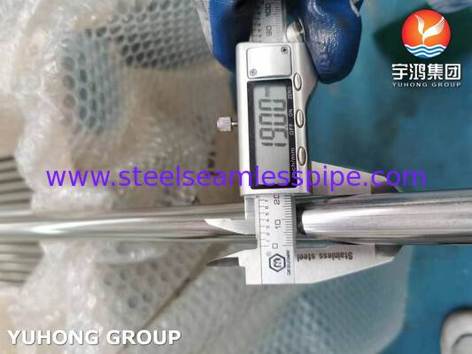 ASME SA249 밝게 풀림 처리된 스테인리스 스틸 304 용접 튜브 (증류기용), 3/4" 20BWG