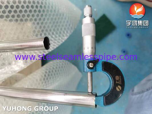 ASME SA249 밝게 풀림 처리된 스테인리스 스틸 304 용접 튜브 (증류기용), 3/4" 20BWG