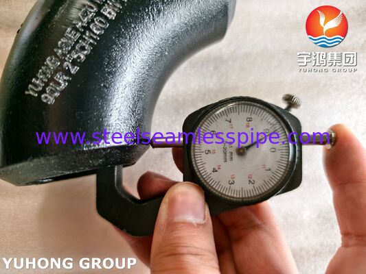 ASME SA420 등급 WPL6 낮은 온도 탄소 강철 부착 LTC Buttweld 90DEG 팔꿈치