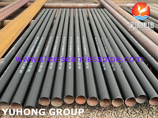 블랙 코팅 ASTM A335 P9 초열기 및 재열기용 합금 무縫鋼 파이프