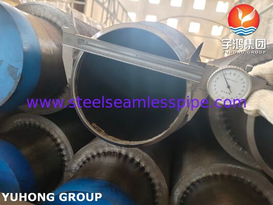 열 교환기에 A106 기본 파이프 CS 핀을 가진 나선형 용접 핀 튜브