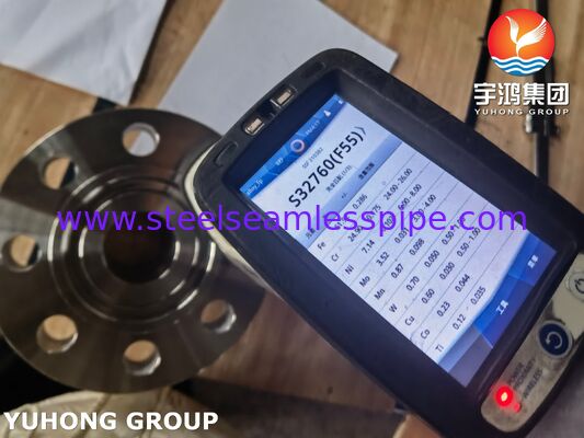 ASTM A182 F55 UNS S32760 듀플렉스 스틸 웰드 넥 플랜지 RTJ EN 1.4501 X2CrNiMoCuWN25-7-4