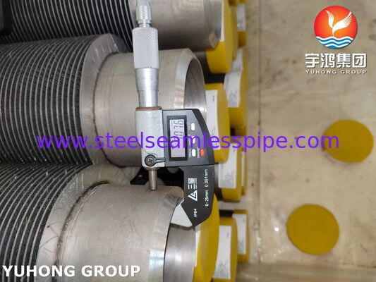 HFW 핀 튜브 ASTM A312 TP347H 폐기물 열 보일러용 스테인리스 스틸