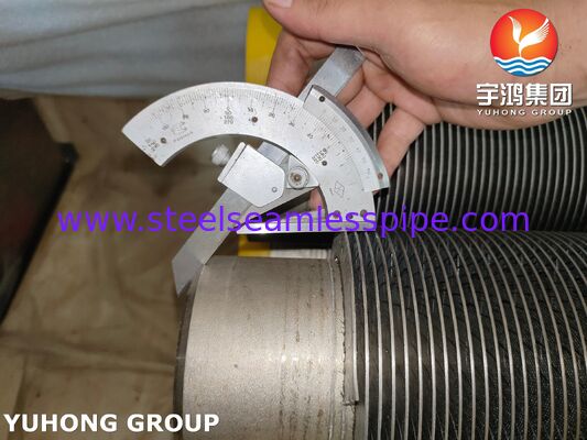 HFW 핀 튜브 ASTM A312 TP347H 폐기물 열 보일러용 스테인리스 스틸