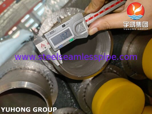 HFW 핀 튜브 ASTM A312 TP347H 폐기물 열 보일러용 스테인리스 스틸