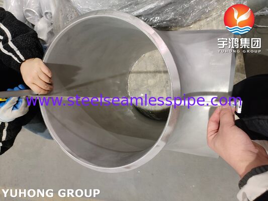 ASTM A403 WP347-WX 스테인리스강 파이프 피팅 ASME B16.9 맞대기 용접 균등 티