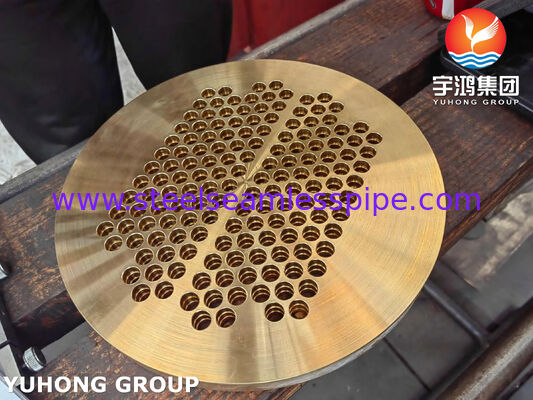 ASME SB171 C46400 해군 황동 튜브 시트 (해양 및 열 교환기 용도, 내식성 특성 포함)