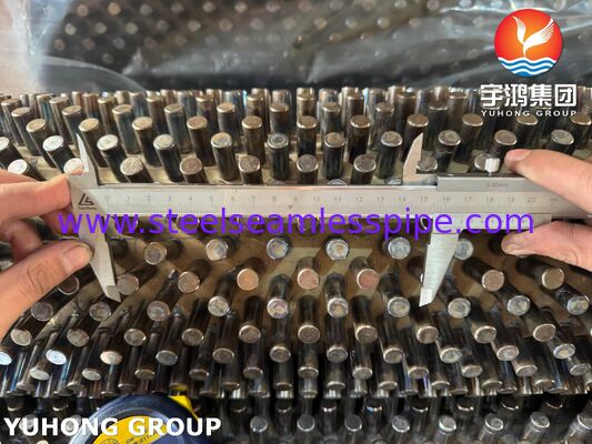 ASTM A335 P22 탄소 강철 톱니가 있는 톱니 톱니 튜브