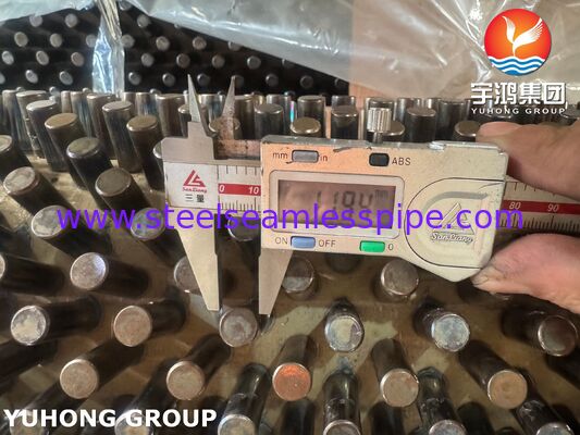 ASTM A335 P22 탄소 강철 톱니가 있는 톱니 톱니 튜브