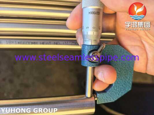 ASME SA269 TP316 음료 산업용 스테인리스 스틸 무縫 밝은 연금 파이프