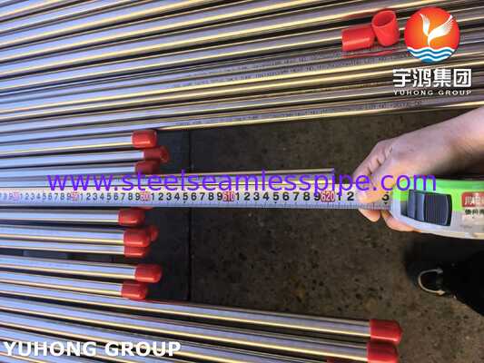 ASME SA269 TP316 음료 산업용 스테인리스 스틸 무縫 밝은 연금 파이프