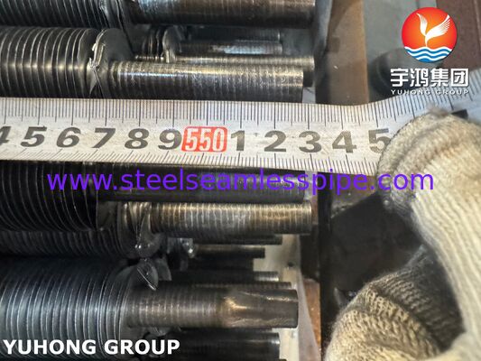 ASTM A179 베이스 파이프에 AL1060 알루미늄 L-풋 와운드 핀 튜브