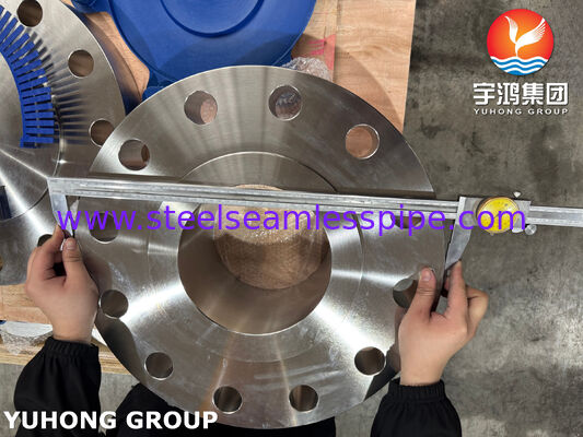 ASTM A182 F51 이중 2205 단조 블라인드 RF 플랜지, 석유 및 가스용 고강도, 내식성