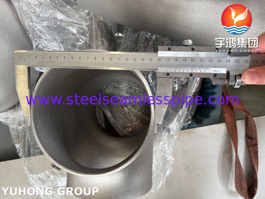 ASTM B366 WP20CB / 알로이 20 / UNS N08020 니켈 알로이 스틸 부착 부트웰드 동일 티