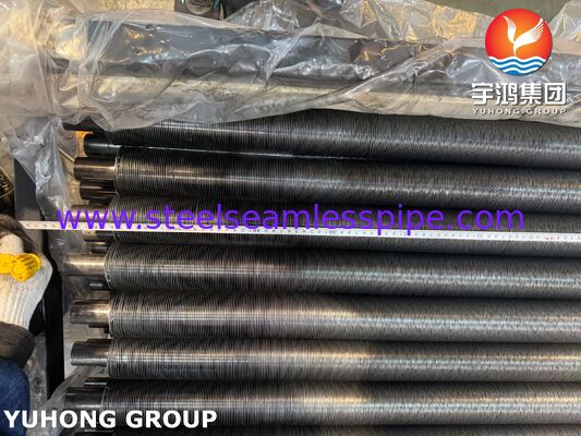 열 교환기용 ASTM A179 탄소 스틸 L형 알루미늄 핀 튜브