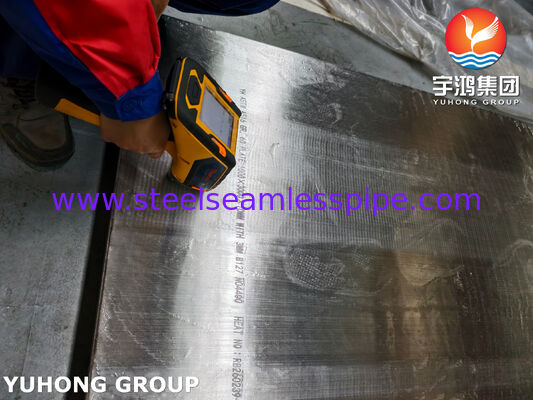 ASTM B127 Monel 400 + ASTM A516 Gr.60 강철 접착판 폭발 접착 압력 용기
