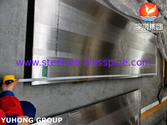 ASTM B127 Monel 400 + ASTM A516 Gr.60 강철 접착판 폭발 접착 압력 용기